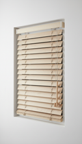 Venetian Blind in Natural Wood